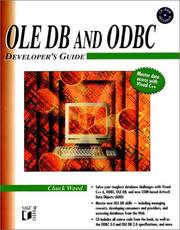 Cover of: Ole Db and Odbc Developer's Guide