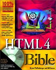 HTML 4 Bible