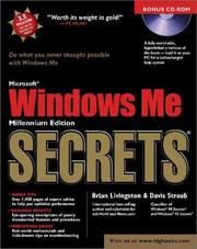 Cover of: Microsoft Windows Me millennium edition secrets