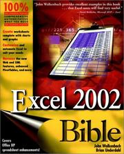 Cover of: Excel 2002 Bible