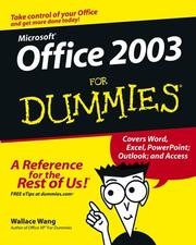 Cover of: Office 2003 for Dummies