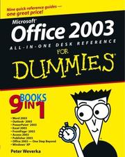 Office 2003 all in one desk reference for dummies