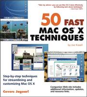 Cover of: 50 Fast Mac OS X Techniques