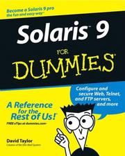 Solaris 9 for dummies