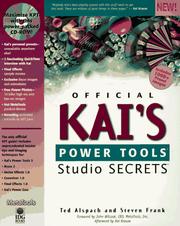 Cover of: Official Kai's Power Tools Studio SECRETS