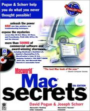 Cover of: Macworld Mac SECRETS by David Pogue