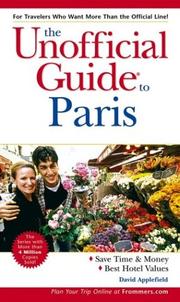 Cover of: The Unofficial Guide to Paris