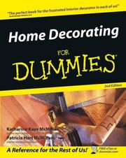 Home decorating for dummies by Katharine Kaye McMillan, Patricia Hart McMillan