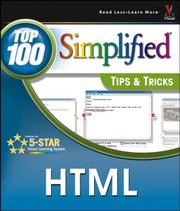 Cover of: HTML: Top 100 Simplified Tips & Tricks (Visual Read Less, Learn More)