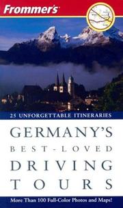 Frommer's Germany's Best-Loved Driving Tours (Best Loved Driving Tours) by British Auto Association