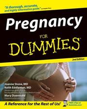 Pregnancy for dummies by Joanne Stone, M.D., Keith, M.D. Eddleman, Mary Murray, S. Jarvis, Keith Eddleman, Mary Duenwald