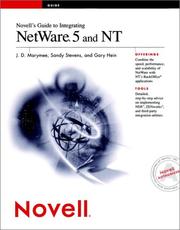 Cover of: Novell's guide to integrating NetWare 5 and NT by J. D. Marymee