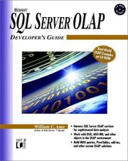 Cover of: SQL Server 7 OLAP Developer's Guide