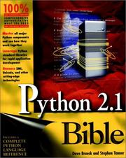 Cover of: Python 2.1 Bible
