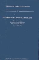 Cover of: Symposium Graeco-Arabicum 2: Bochum 3-5 Marz, 1987 (Archivum Graeco-Arabicum Ser. 1)