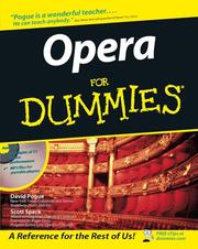 Cover of: Opera for dummies