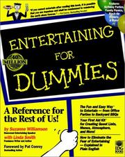 Cover of: Entertaining for dummies