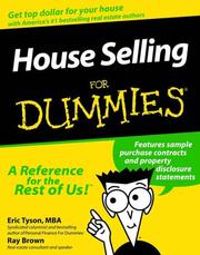 Cover of: House selling for dummies