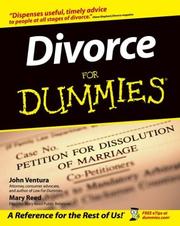 Cover of: Divorce for dummies