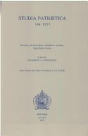 Cover of: Studia Patristica Vol. XXXI - Preaching, Second Century, Tertullian to Arnobius, Egypt before Nicaea.