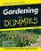 Cover of: Gardening for dummies