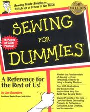 Sewing for dummies by Janice Saunders Maresh