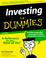 Cover of: Investing for dummies