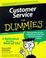Cover of: Customer service for dummies