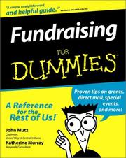 Cover of: Fundraising for dummies