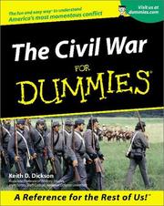 Cover of: The Civil War for dummies