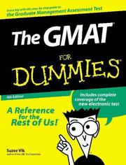 Cover of: The GMAT for dummies