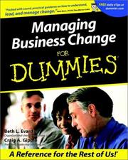 Managing Business Change for Dummies by Beth L. Evard, Craig A. Gipple