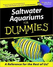 Saltwater aquariums for dummies