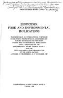 Cover of: Pesticides