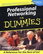 Cover of: Professional Networking for Dummies