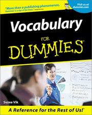 Cover of: Vocabulary for dummies