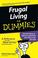 Cover of: Frugal living for dummies