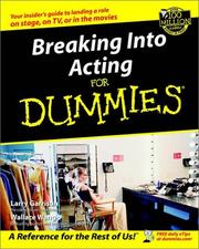 Breaking into acting for dummies