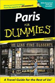 Cover of: Paris for Dummies