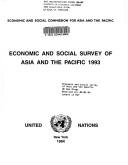 Cover of: ECONOMIC AND SOCIAL SURVEY OF ASIA AND THE PACIFIC (Economic and Social Survey of Asia and the Pacific)