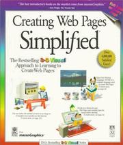 Cover of: Creating Web pages simplified.