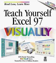 Teach yourself Microsoft Excel 97 visually