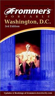 Cover of: Frommer's Portable Washington D.C (Frommer's Portable Washington, D.C.)