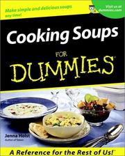 Cover of: Cooking Soups for Dummies