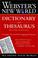 Cover of: Webster's New World(tm) Dictionary and Thesaurus