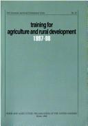 Cover of: Training for Agriculture and Rural Development: 1997-1998 (Training for Agriculture and Rural Development)