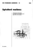 Cover of: Agricultural Machinery: International Standards for Tractors and Machinery for Agriculture and Forestry