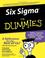 Cover of: Six sigma for dummies