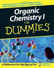 Cover of: Organic Chemistry 1 for dummies by Winter, Arthur