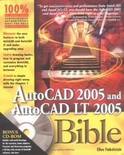 AutoCAD 2005 and AutoCAD LT 2005 bible